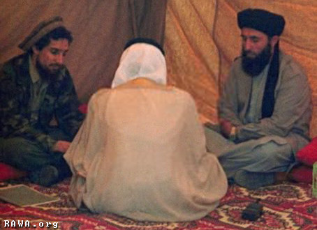 Massoud and Gulbuddin with their Arab master