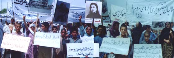 RAWA demonstration in Peshawar