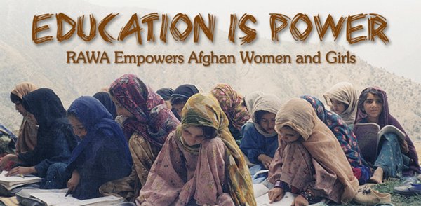 LA EDUCACIÓN ES PODER: RAWA otorga poder a las mujeres y niñas Afganas