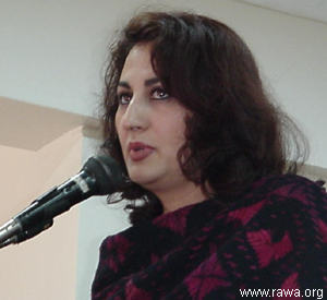 Feryal Ali Gauhar, well-known Pakistani TV actress delivered a thoughtful speech in the function.