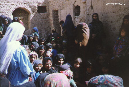 RAWA in drought-stricken villages of Herat