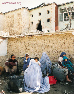 Homeless family