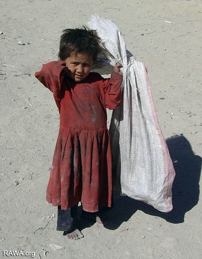 RAWA photo: Kabul in gap of poverty and destitution