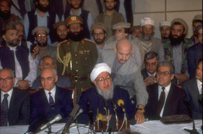 Karzai on April 28, 1992