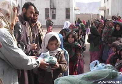 RAWA's aid to biggest Kabul Orphanage