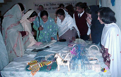 Handicrafts of RAWA on display