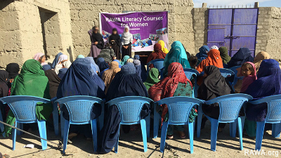 RAWA establishes literacy courses for women in eastern Afghanistan