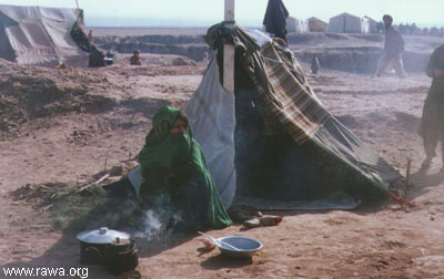 Afghan refugees in Pakistan.
