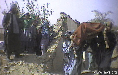 Kabul under the US strikes