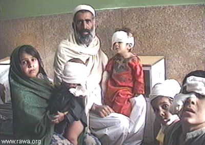 Victims of the US strikes in Jalalabad