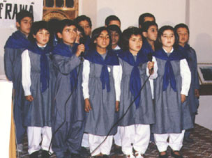 Watan School students