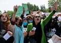Female protesters beaten by Taliban fighters during rare Kabul rally