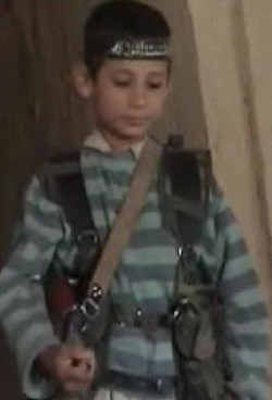 Child recruited by Al-Qaeda