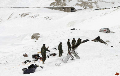 119 people killed in recent avalanches and snowstorms