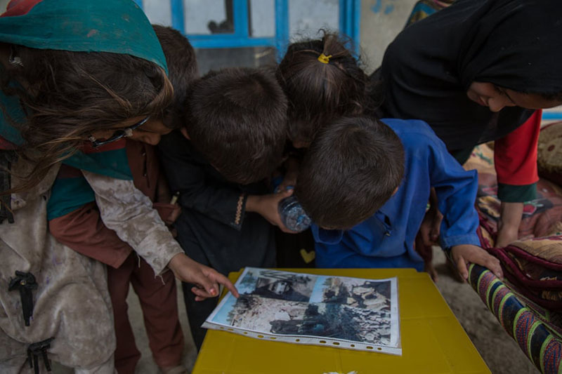 Children living on Afghanistan’s frontline