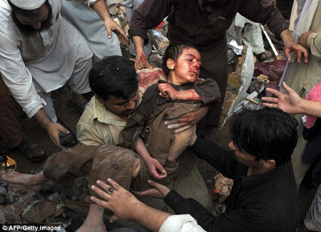 Drone attack that killed child victim in Pakistan