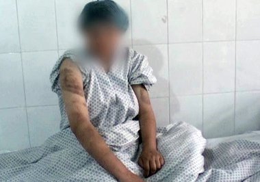 An eight-month pregnant mother lost her child after she was severely beaten by a Mullah who believed to be an exorcist