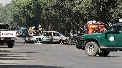 he heavily militarised Afghan capital is frequently hit by armed-group attacks