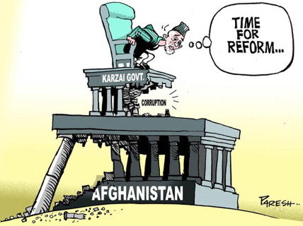 Hamid Karzai's corrupt government
