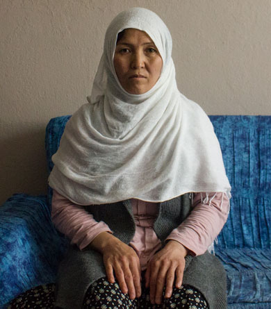 Khadija lost two of her sons in the Afghan war