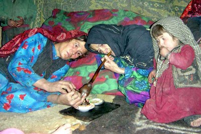 Women opium addicts