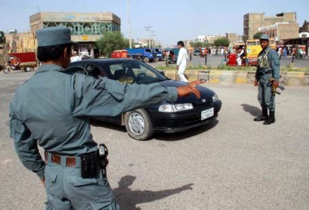 Afghan police in Herat city