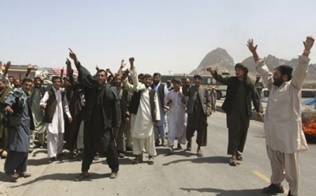 Afghans protest killings by US troops