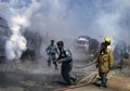 Protestors burn 16 NATO tankers in Logar to protest killing of civilains