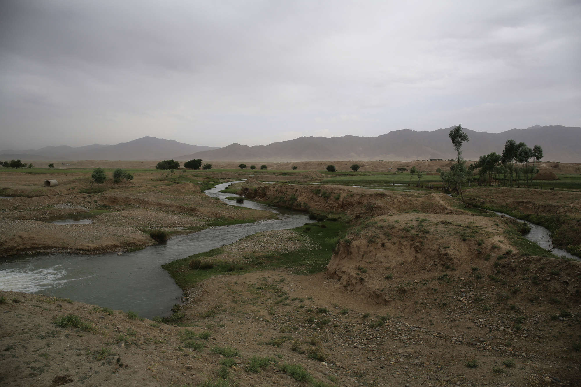 A river that runs through Bagram airfield.