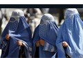 Taliban strictness in Bamyan; the Religious Police speak to female students with a whip in hand
