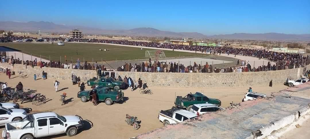 Sports stadium in Logar where Taliban publicly whipped men and women