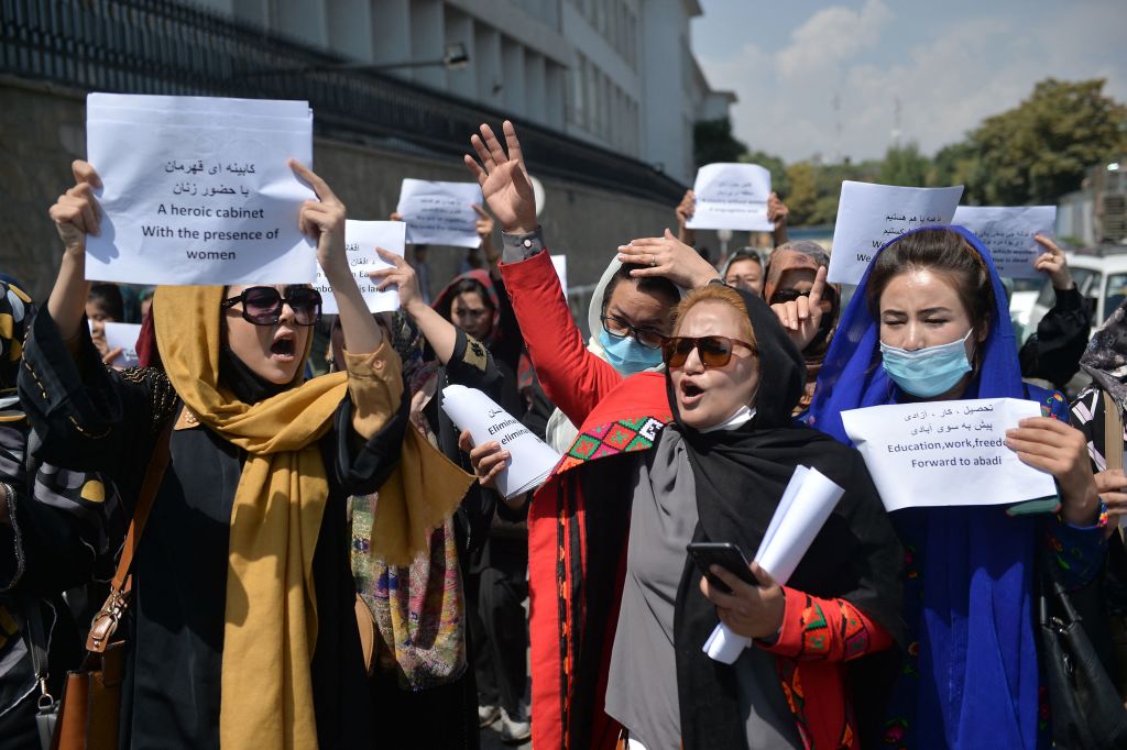 Protesting Afghan Women