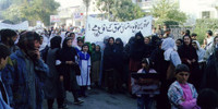 RAWA rally on Human Rights Day, Dec.10, 1999