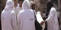 RAWA distributes flour bags among refugees