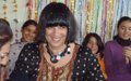 Nov.16,2009: Eve Ensler with children in a RAWA orphanage