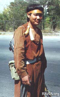 Un guerrigliero di Hezb-e-Wahdat